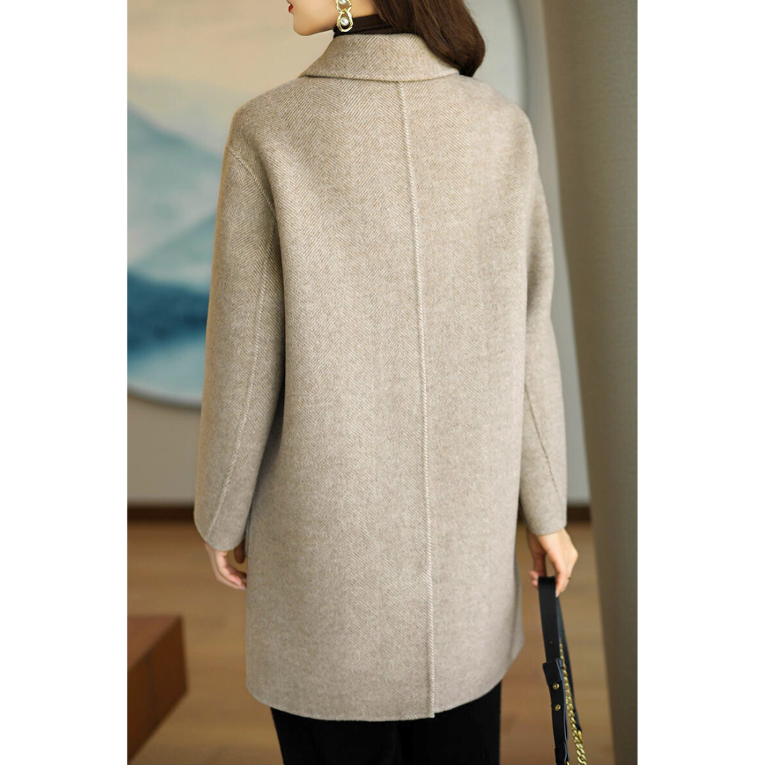 Céline | Manteau Élégant Court Cintré