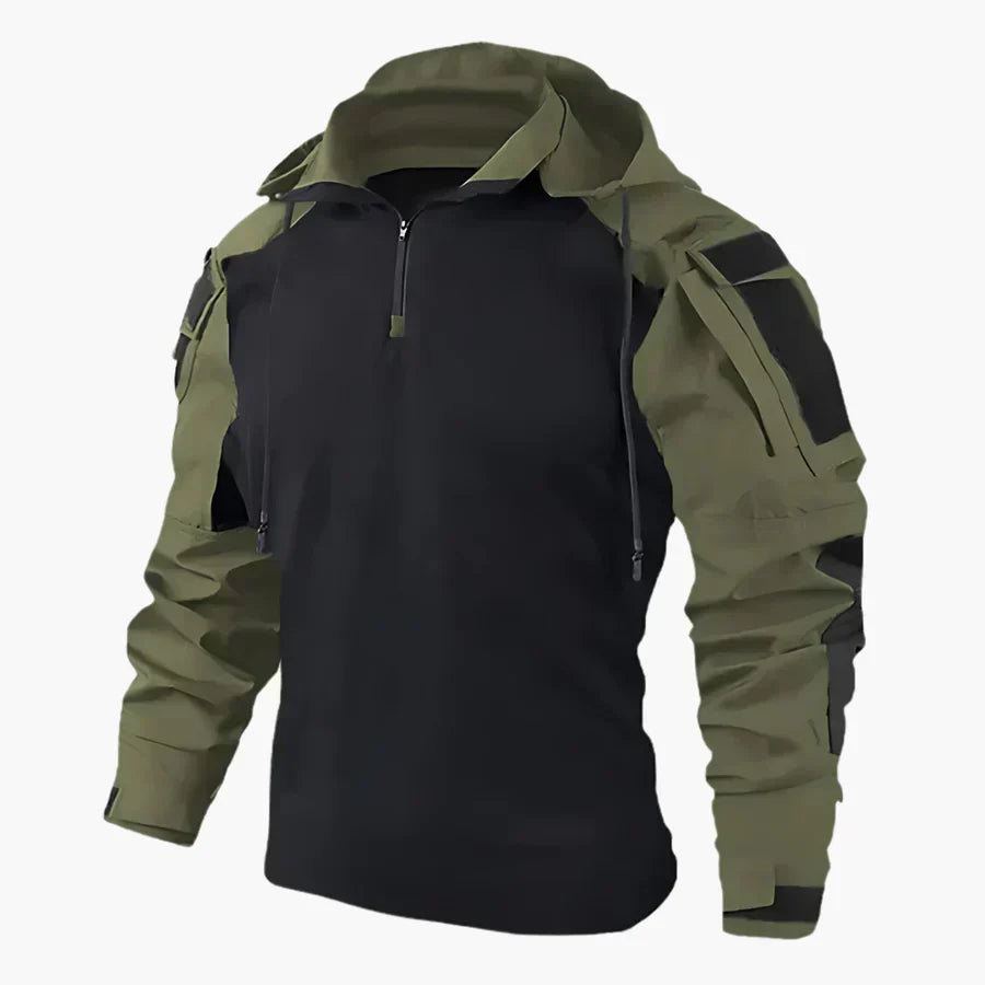 Sébastien - Hoodie Chic Militaire Zippé