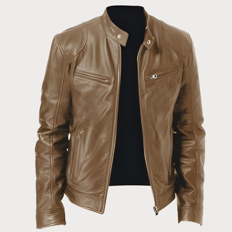 Julien - Veste Classique Motard Cuir