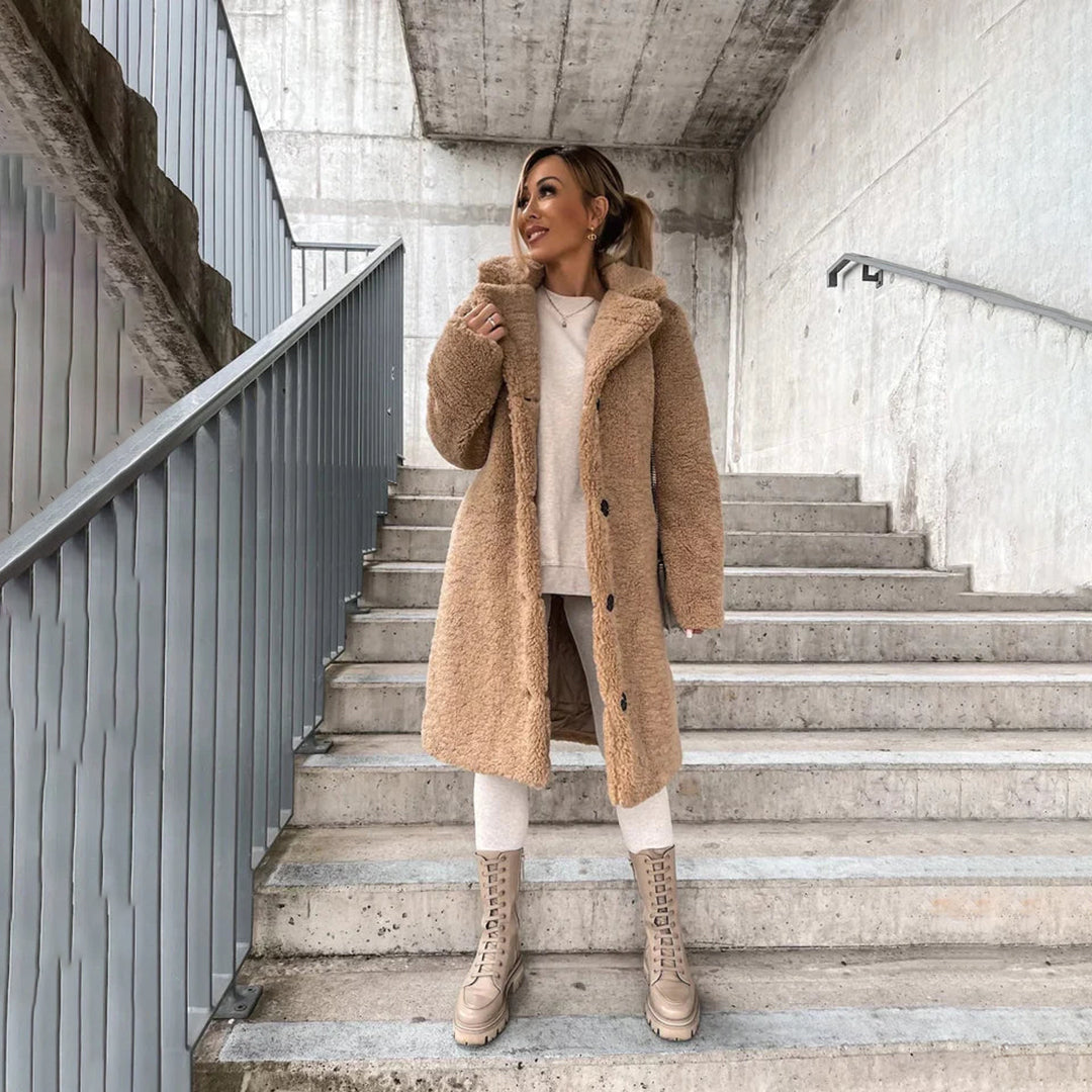 Marie | Manteau Élégant Teddy Oversize