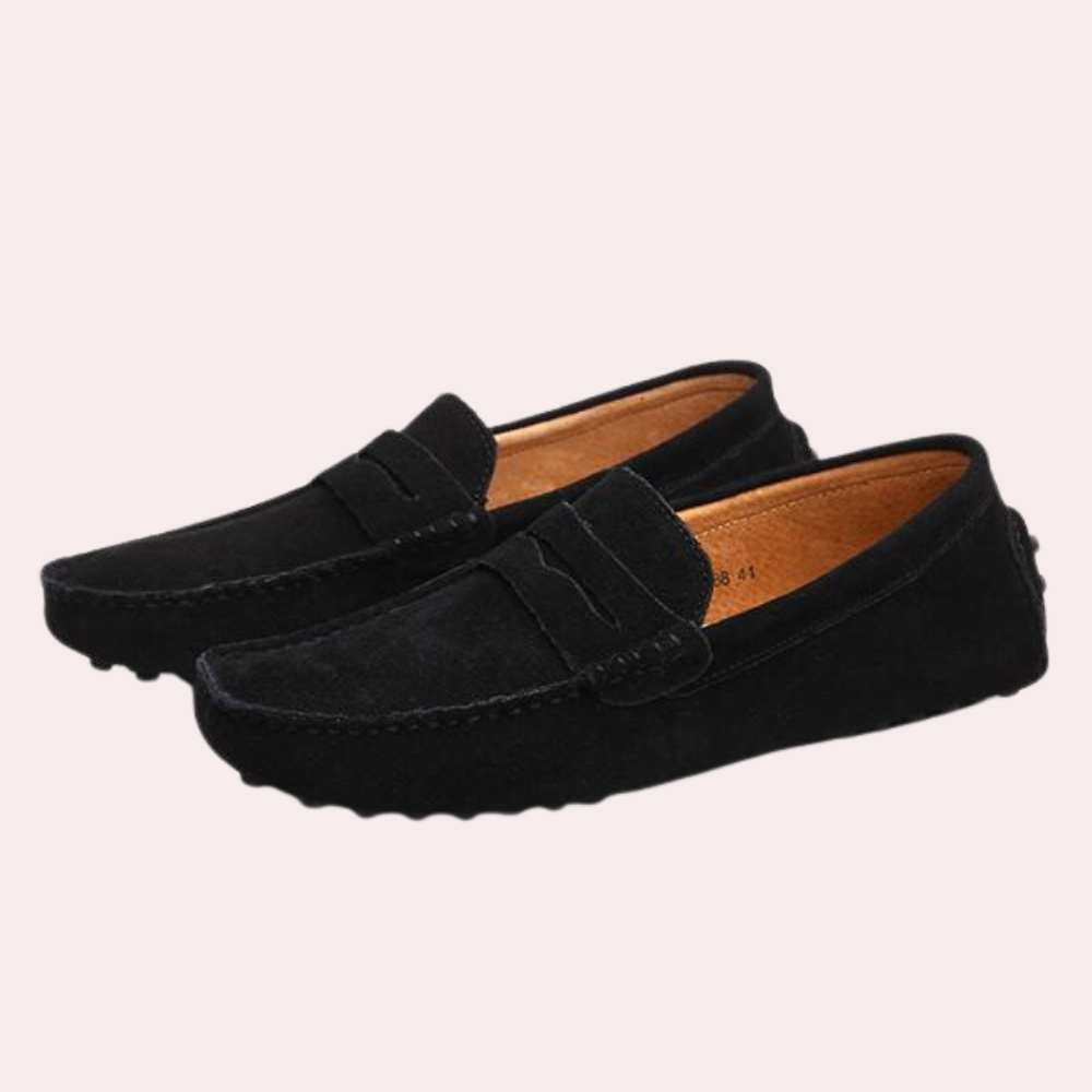 Variant image for Heren Loafers - Comfortabel Suède - Elegante Zwarte Loafers - Tijdloos Design-31