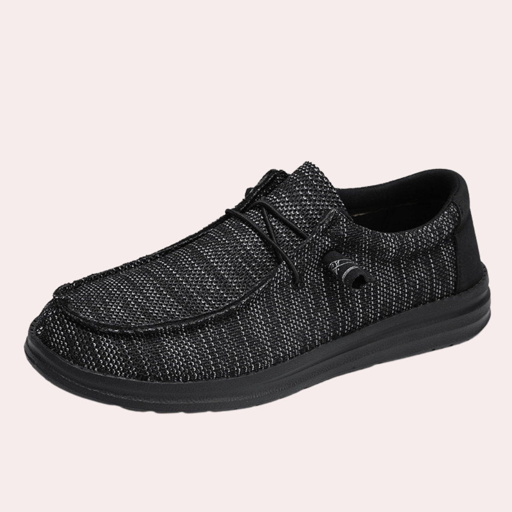 Baskets pour hommes - Élégantes et confortables - Qualité supérieure - Noir-4