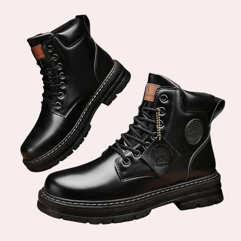 Image de variante pour Hommes Chaussures - Cuir Luxe - Élégance Intemporelle - Noir-3