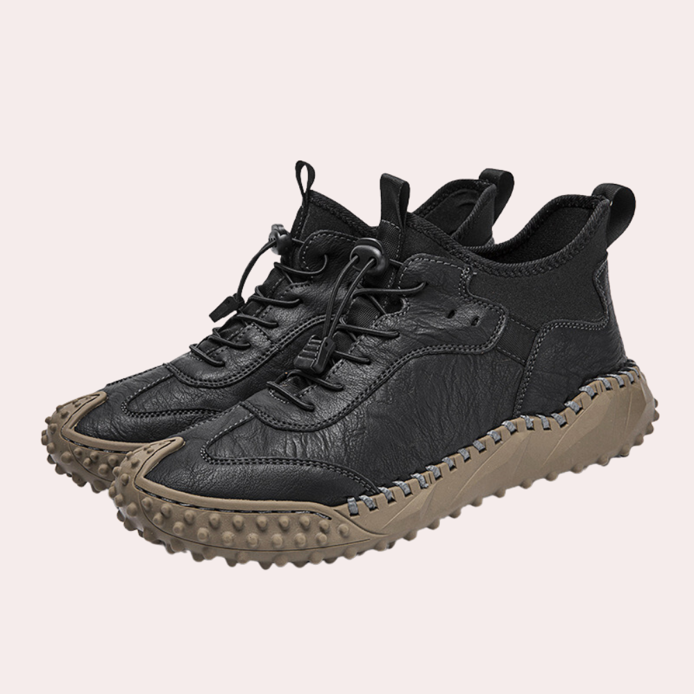 Image de variante pour Chaussures de plein air pour hommes - Adhérence robuste - Élégant et confortable - Noir-10