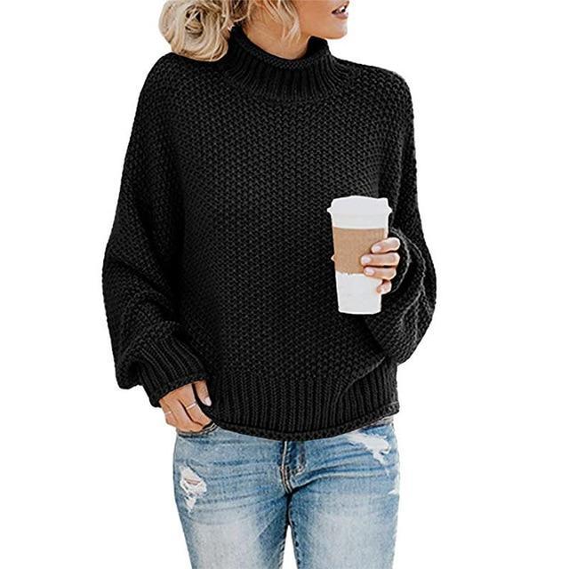 Léa - Pull col roulé femme