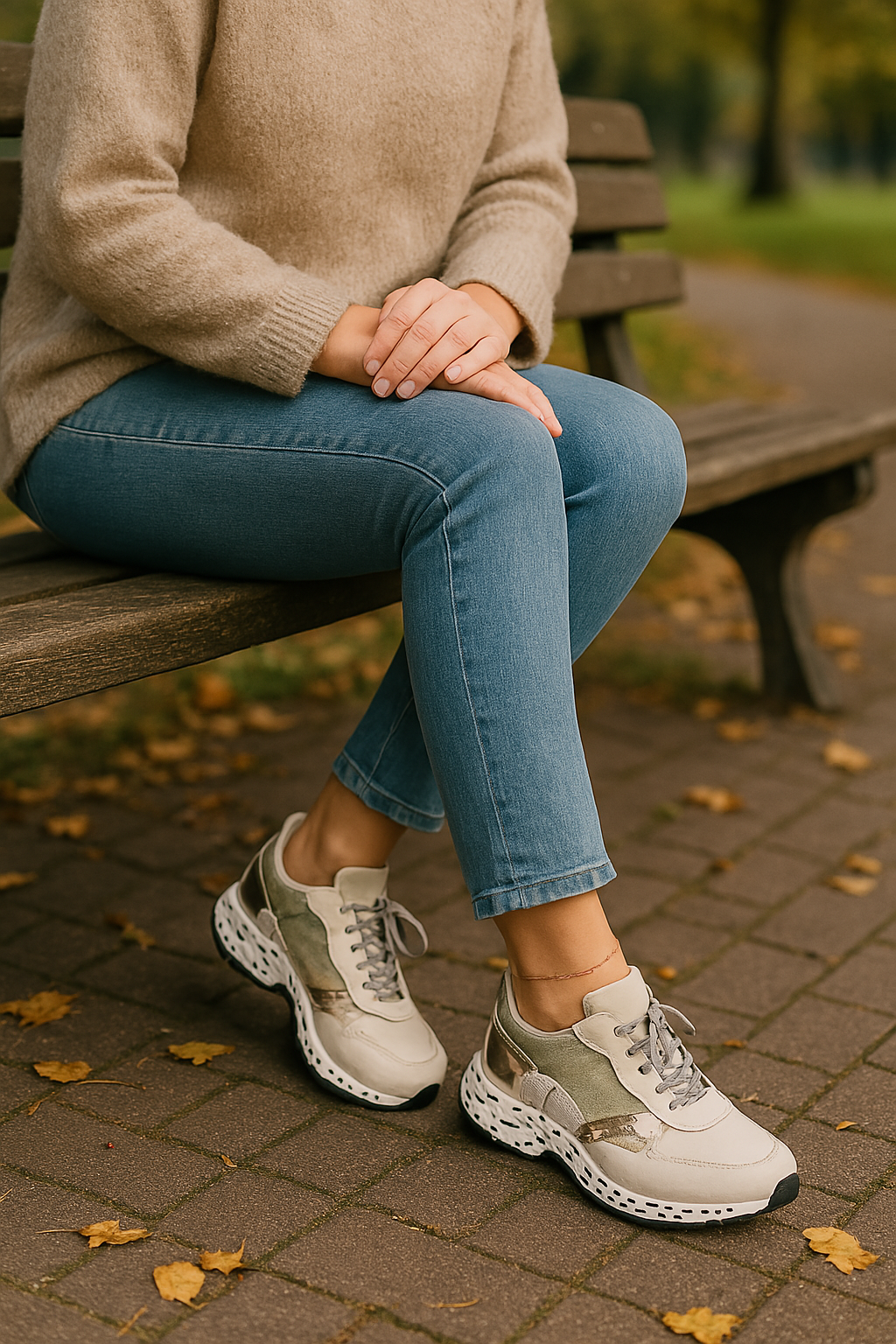 Livia - Baskets Femme confortables