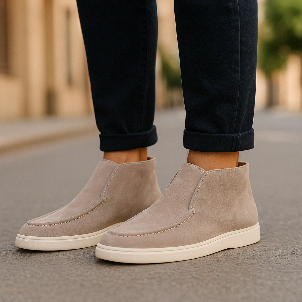 Gio - Mocassins Homme suède élégant