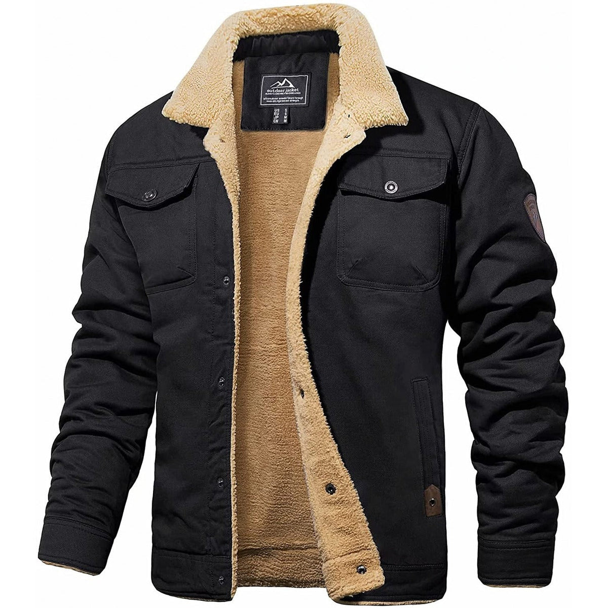 Bernard | Veste Classique Vintage Col Sherpa