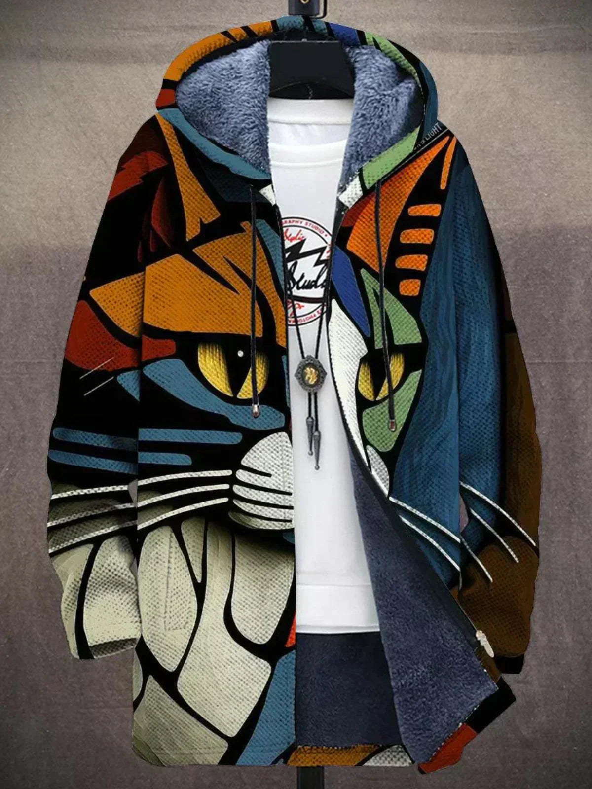 Chloé - Veste Chic Patchwork Zippée à Capuche