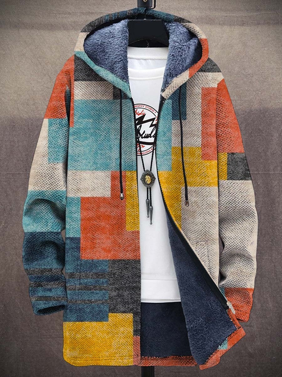 Chloé - Veste Chic Patchwork Zippée à Capuche