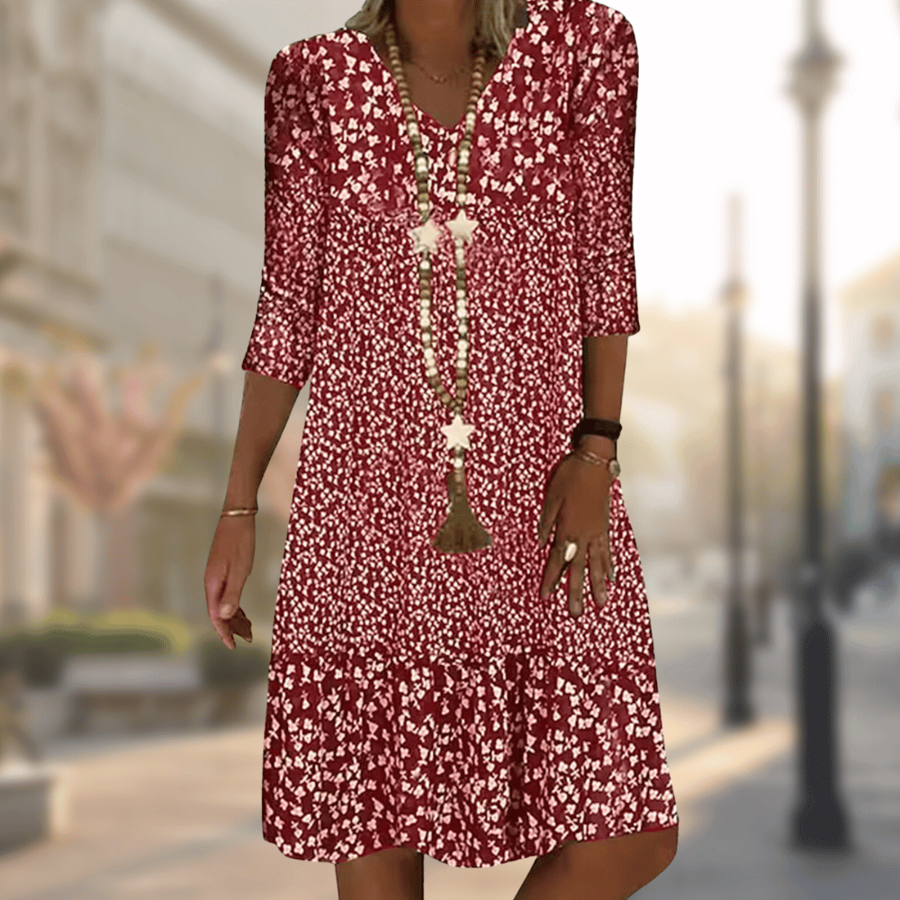 Robe Tunique Femme Fleurie Bohème - Delphine