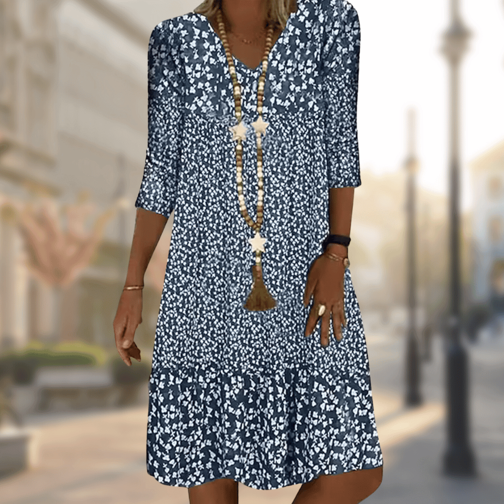 Robe Tunique Femme Fleurie Bohème - Delphine