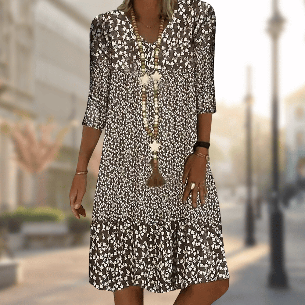 Robe Tunique Femme Fleurie Bohème - Delphine