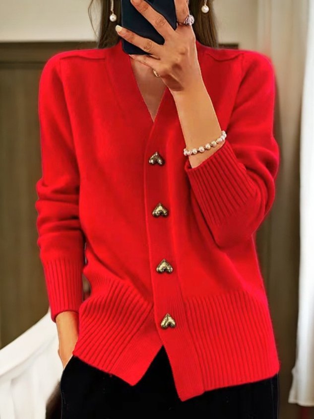 Élina - Cardigan automne chaud femme