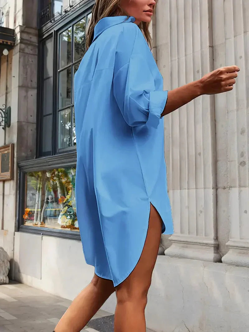 Stéphanie - Blouse Robe Oversized