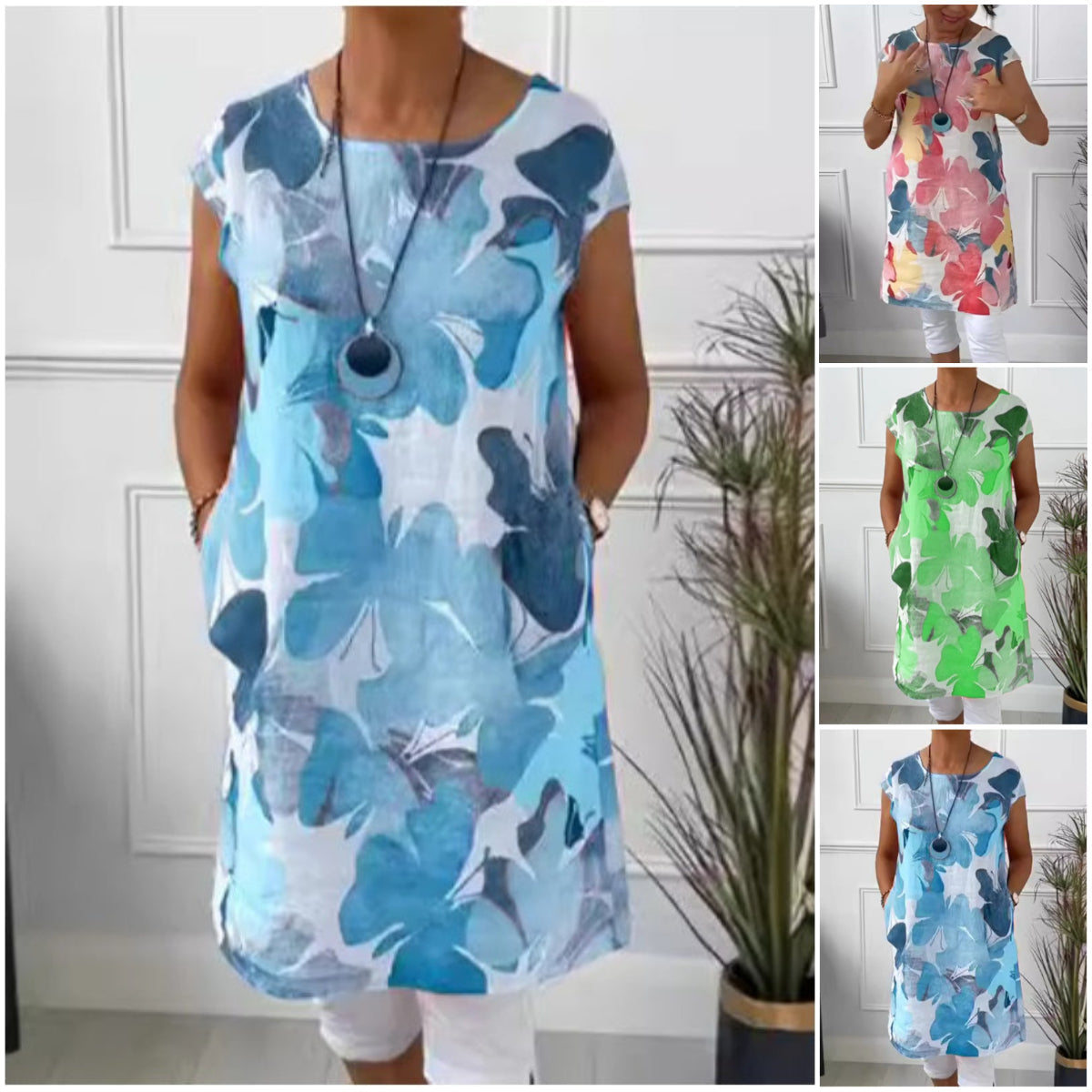 Robe Tunique Femme Fleurie - Margaux