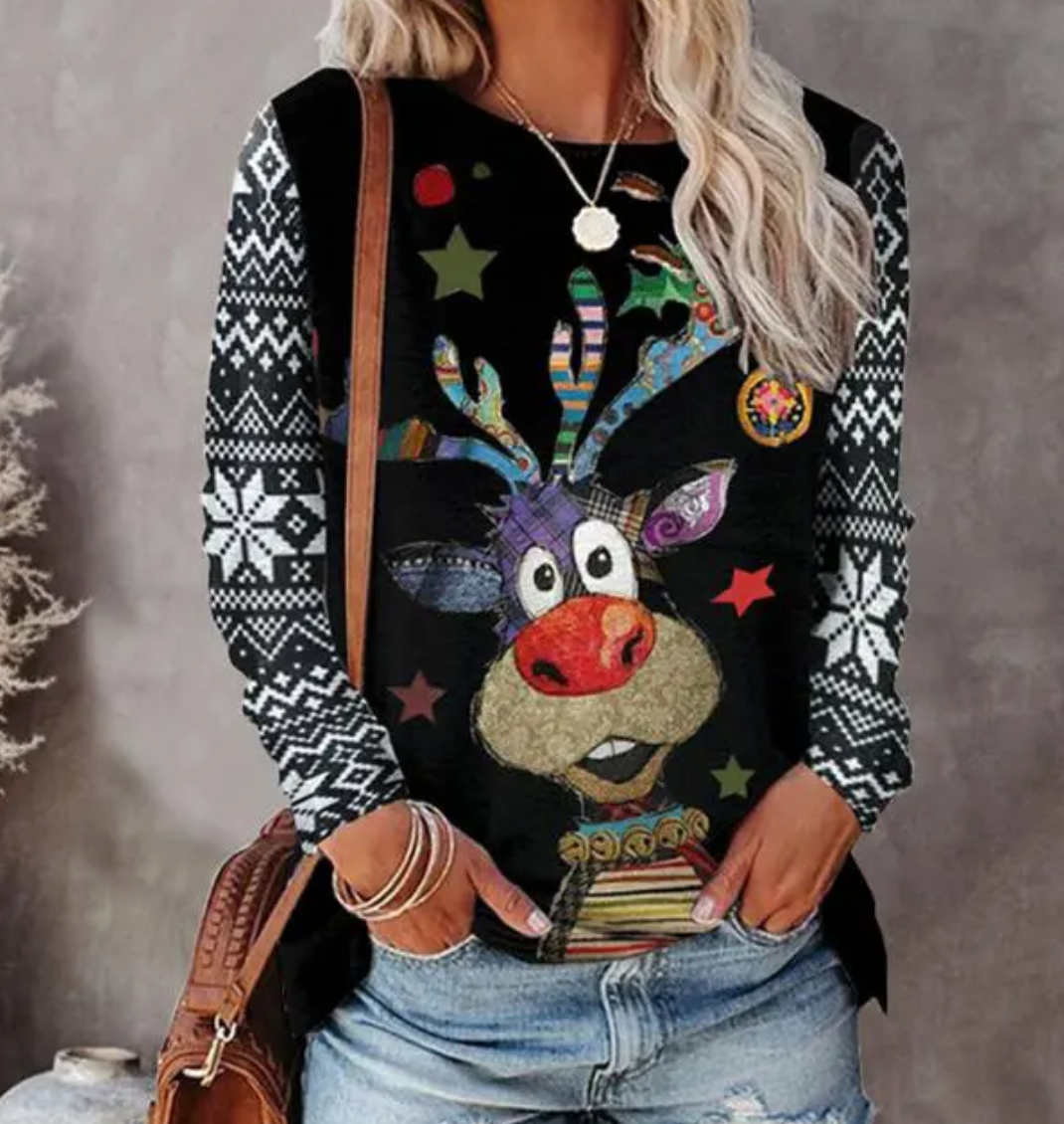 Mia - Pull noël chaud femme