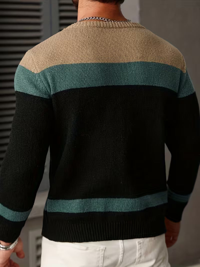Thomas - Pull Classique Torsadé Color