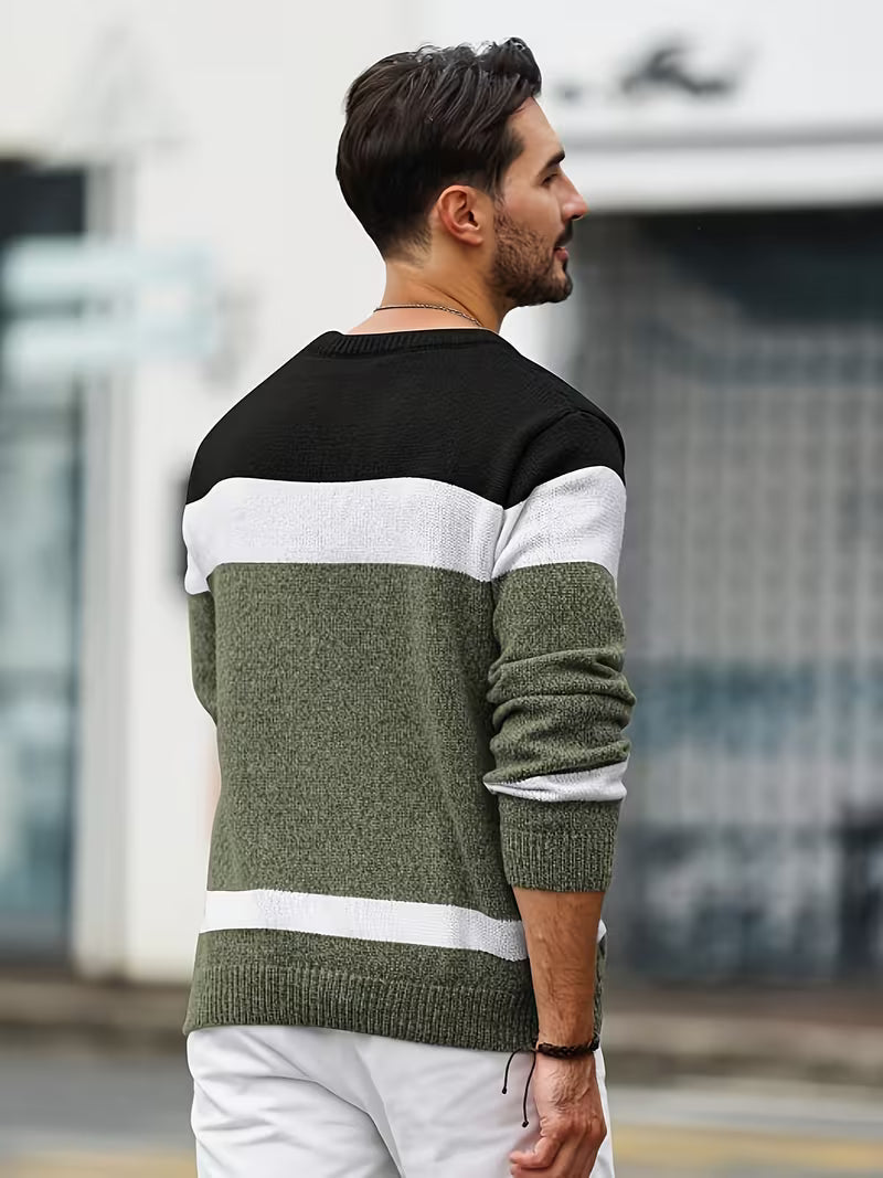 Thomas - Pull Classique Torsadé Color