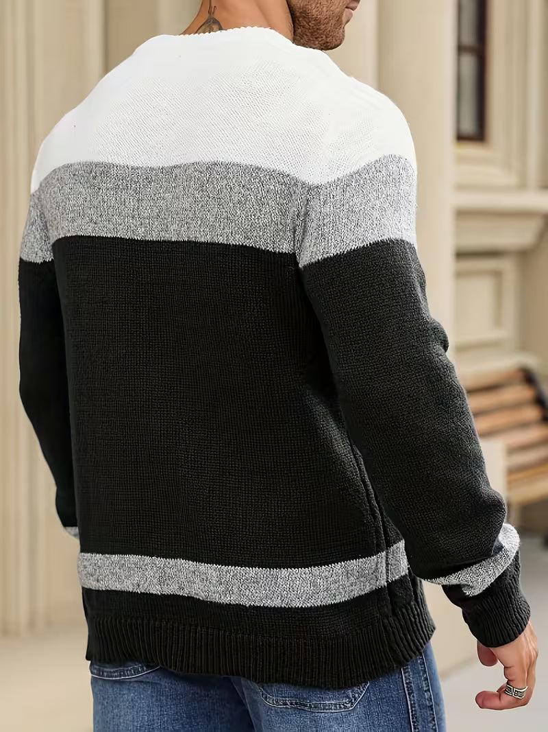 Thomas - Pull Classique Torsadé Color