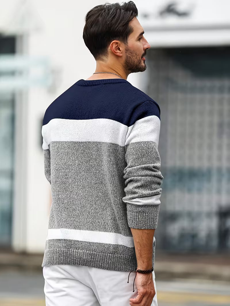 Thomas - Pull Classique Torsadé Color