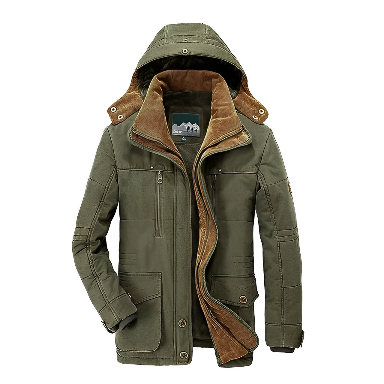 Jean - Manteau d'hiver classique pour hommes