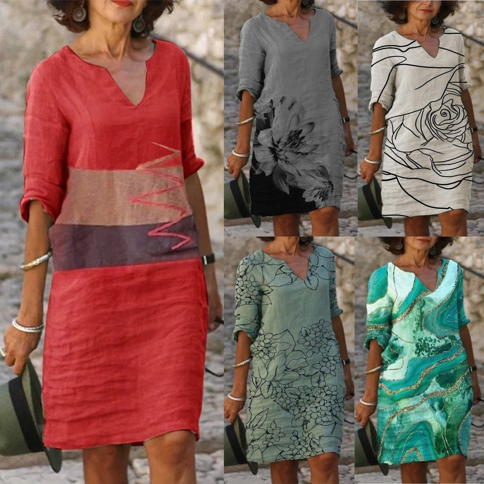 Monia - Robe d’Été Confort