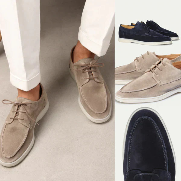 Mocassins Homme En Daim Élégants Et Confortables - Matteo