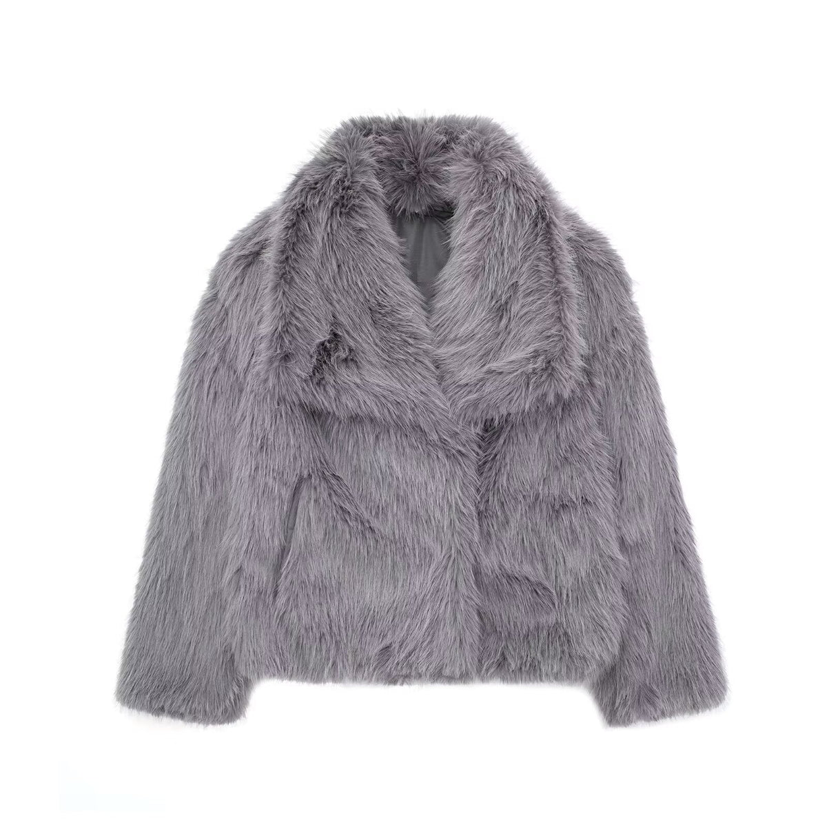Sabine - Manteau Élégant Fourrure Court