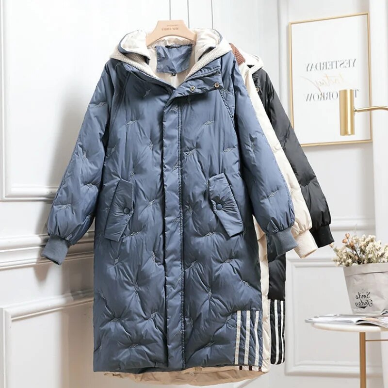 Danielle - Doudoune Élégante Oversize à Capuche