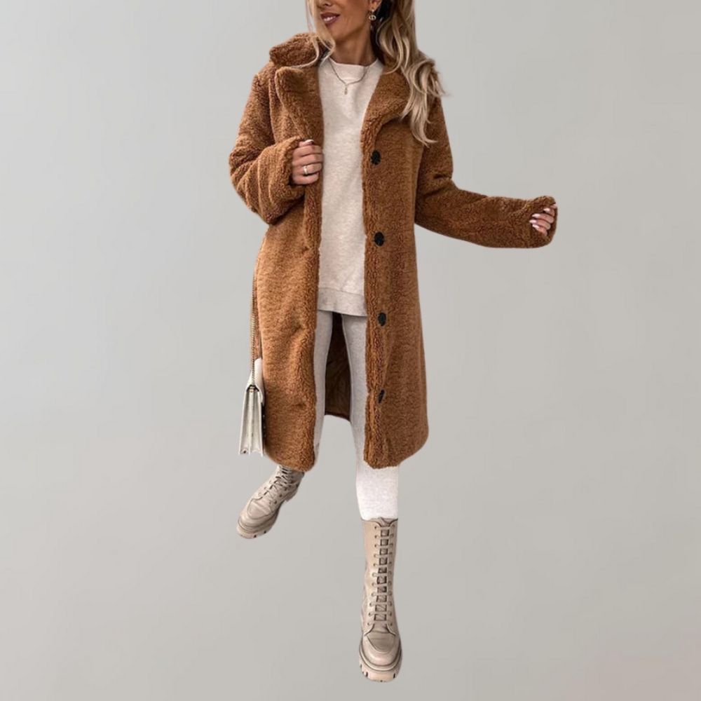 Patricia - Manteau Chic Sherpa Chaud