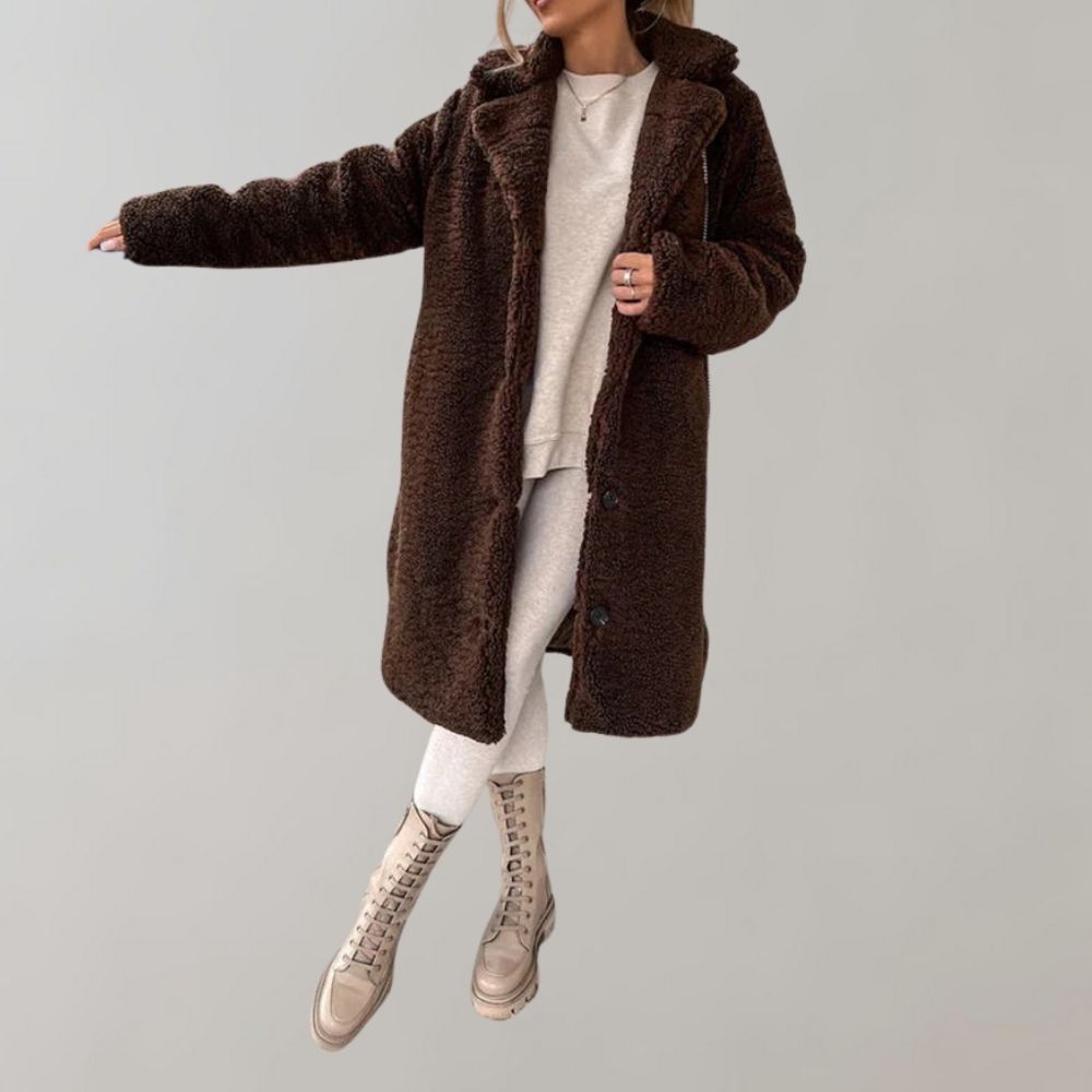 Patricia - Manteau Chic Sherpa Chaud