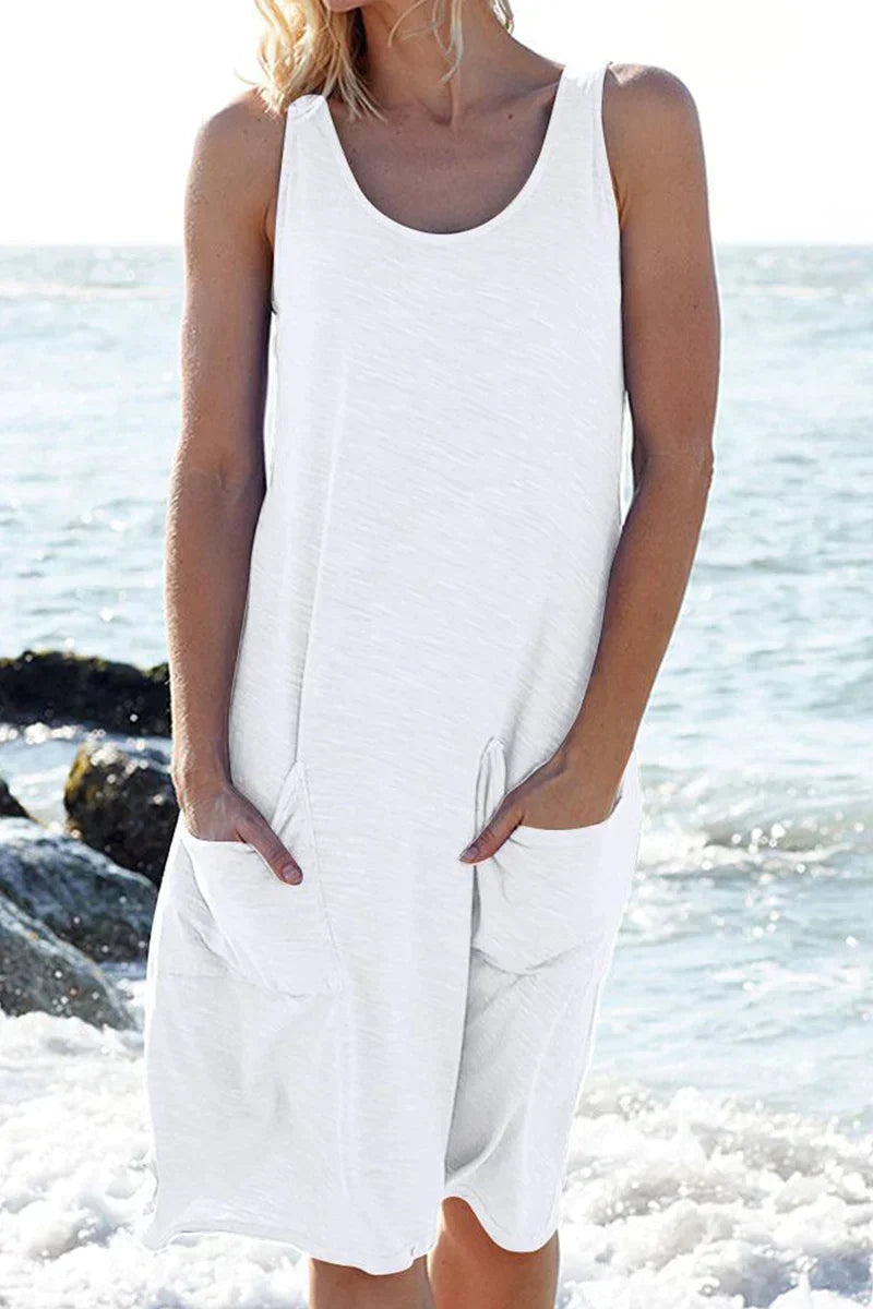 Robe d'Été Femme de Plage à Poches - Camille