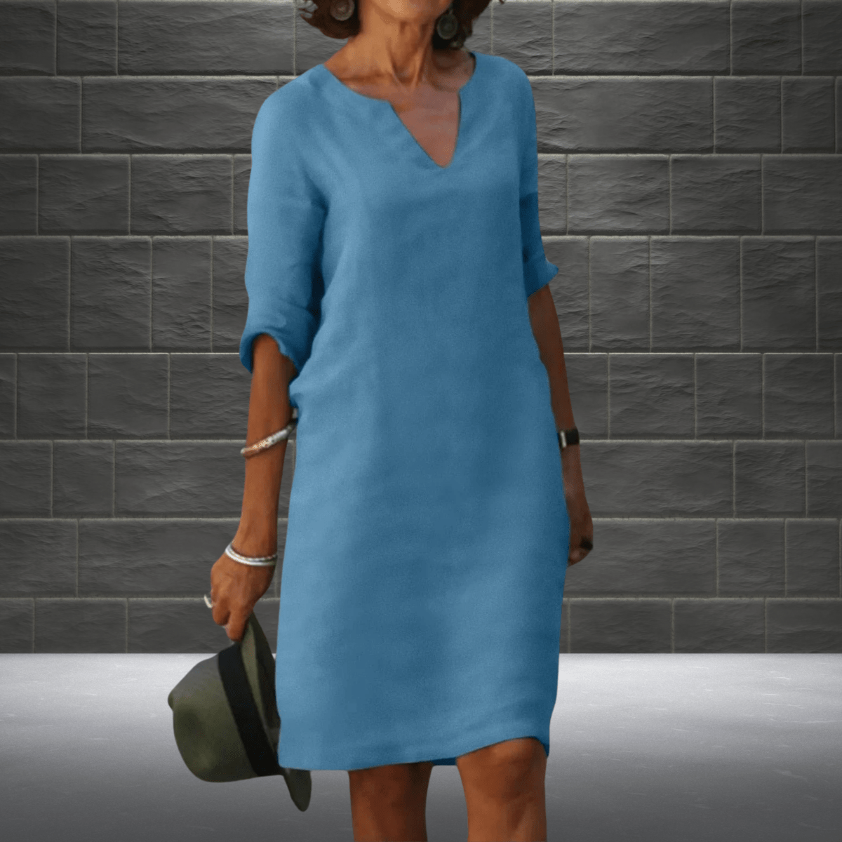 Charlotte - Robe Midi D'Été Confortable