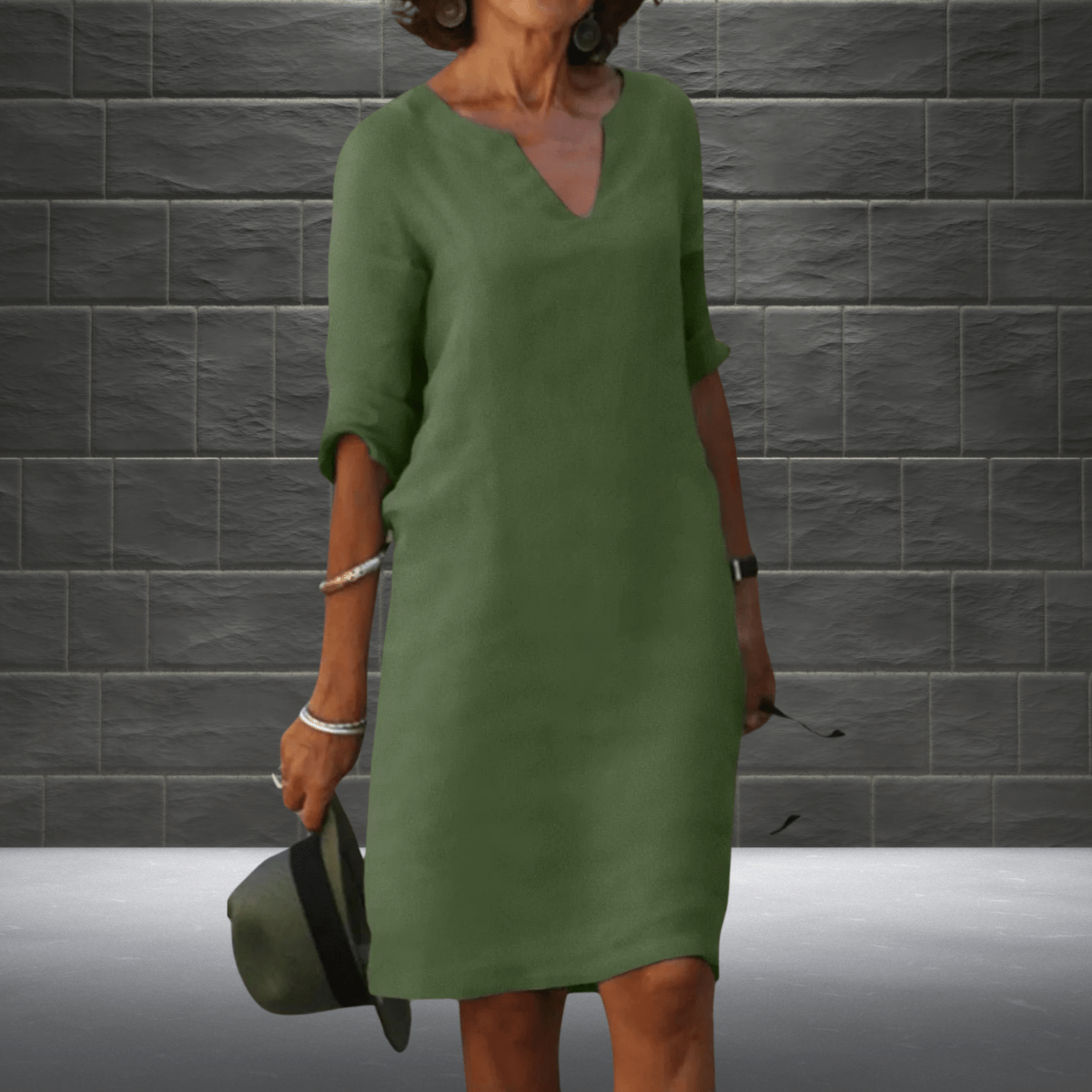 Charlotte - Robe Midi D'Été Confortable