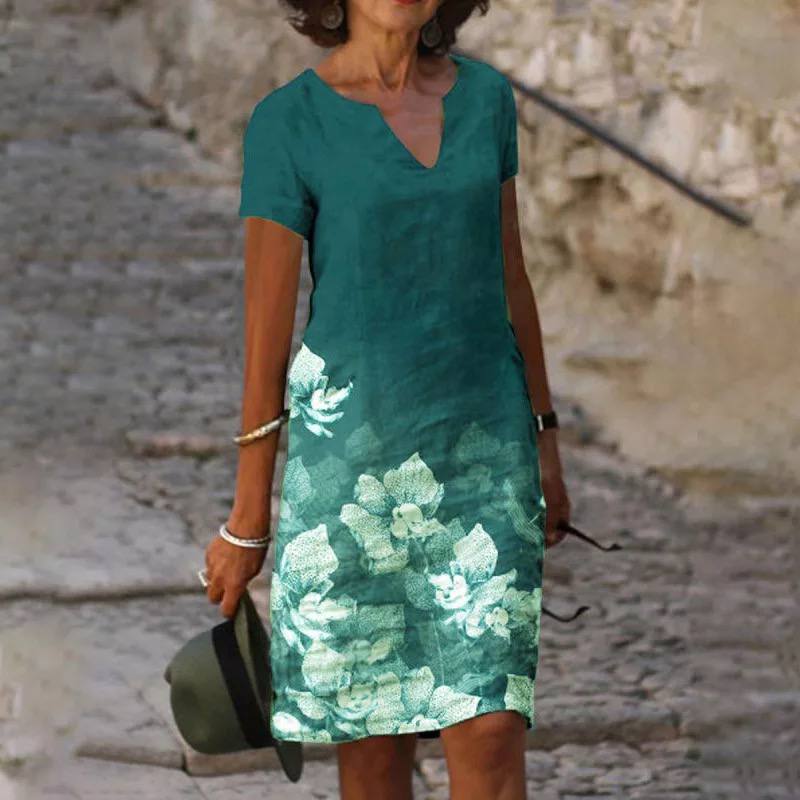 Sophie - Robe d'Été Fleurie Colorée