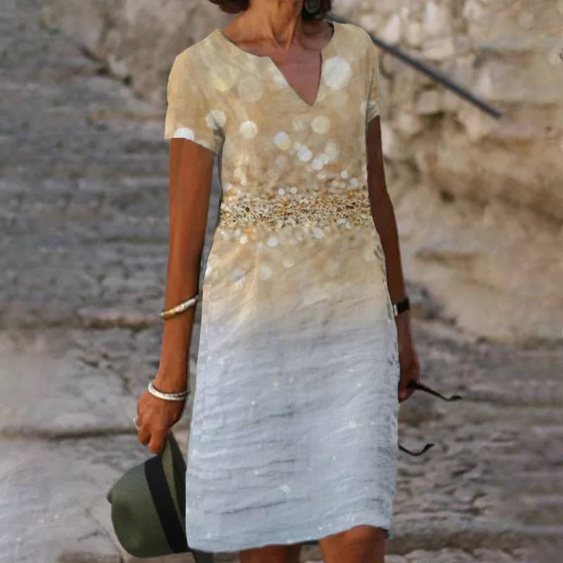 Marie - Robe D'Été Légère Imprimé Floral Femme