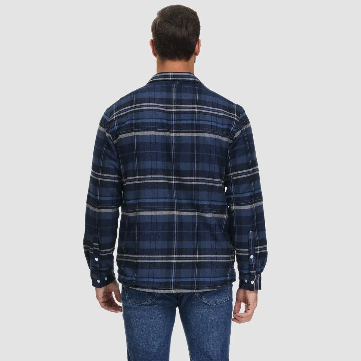 Thomas - Surchemise Chic Écossaise Sherpa
