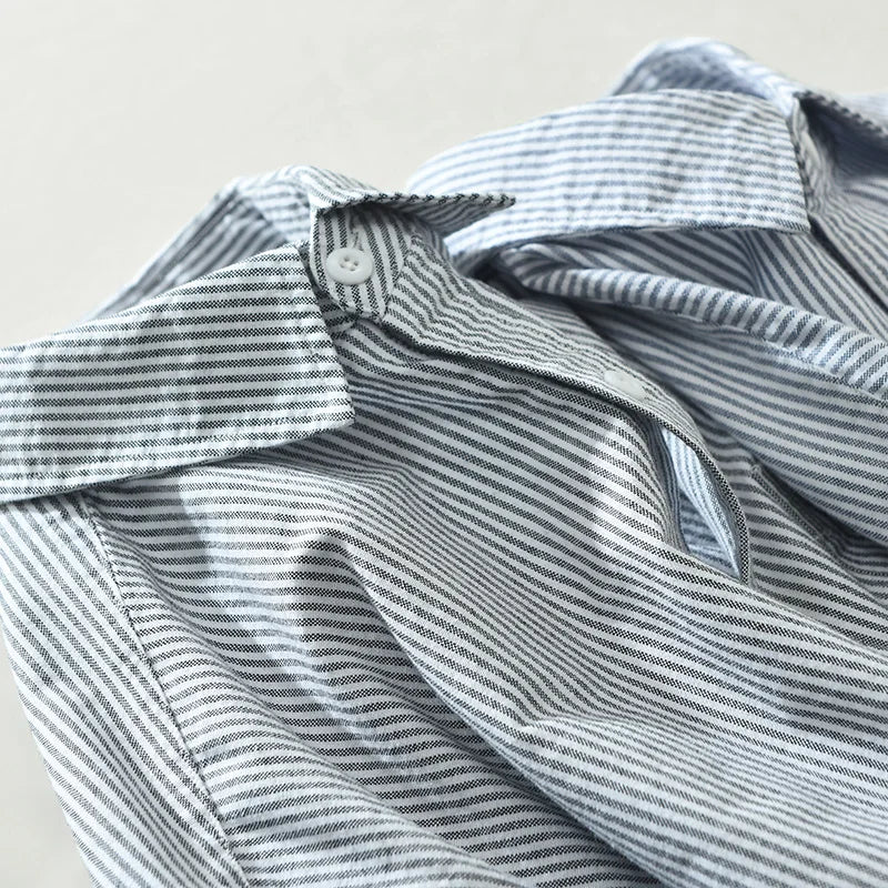 Lex - Chemise casual rayée - Élégant - Hommes-4