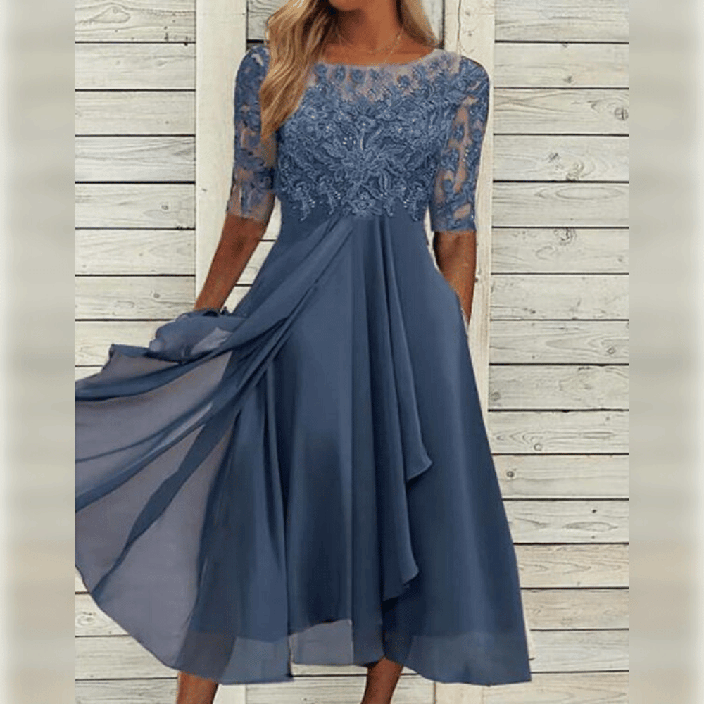 Isabelle - Robe Dentelle Élégante