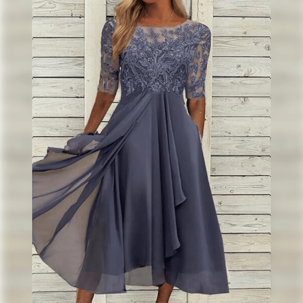 Isabelle - Robe Dentelle Élégante