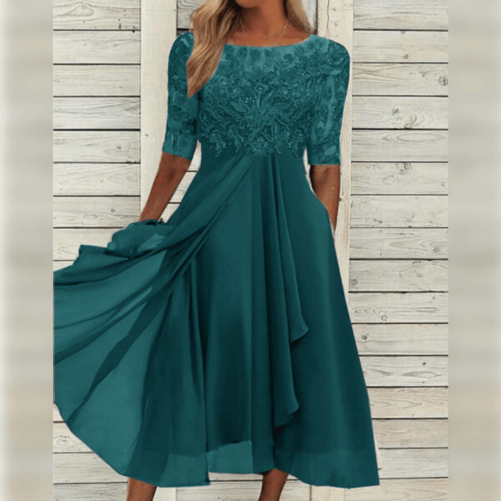 Isabelle - Robe Dentelle Élégante