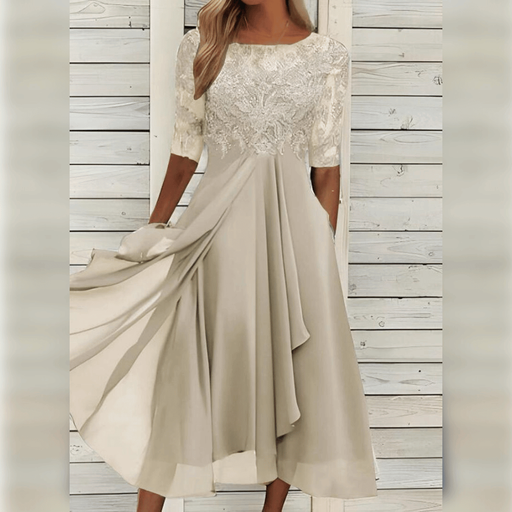 Isabelle - Robe Dentelle Élégante