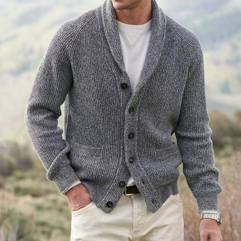 Arthur - Cardigan Laine Col V Homme