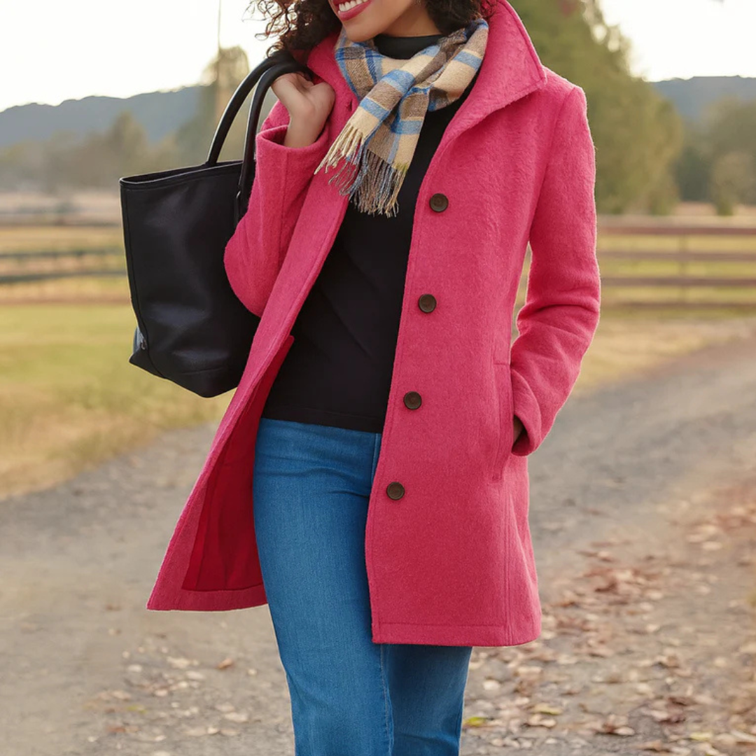 Estelle | Manteau Élégant Court Classique