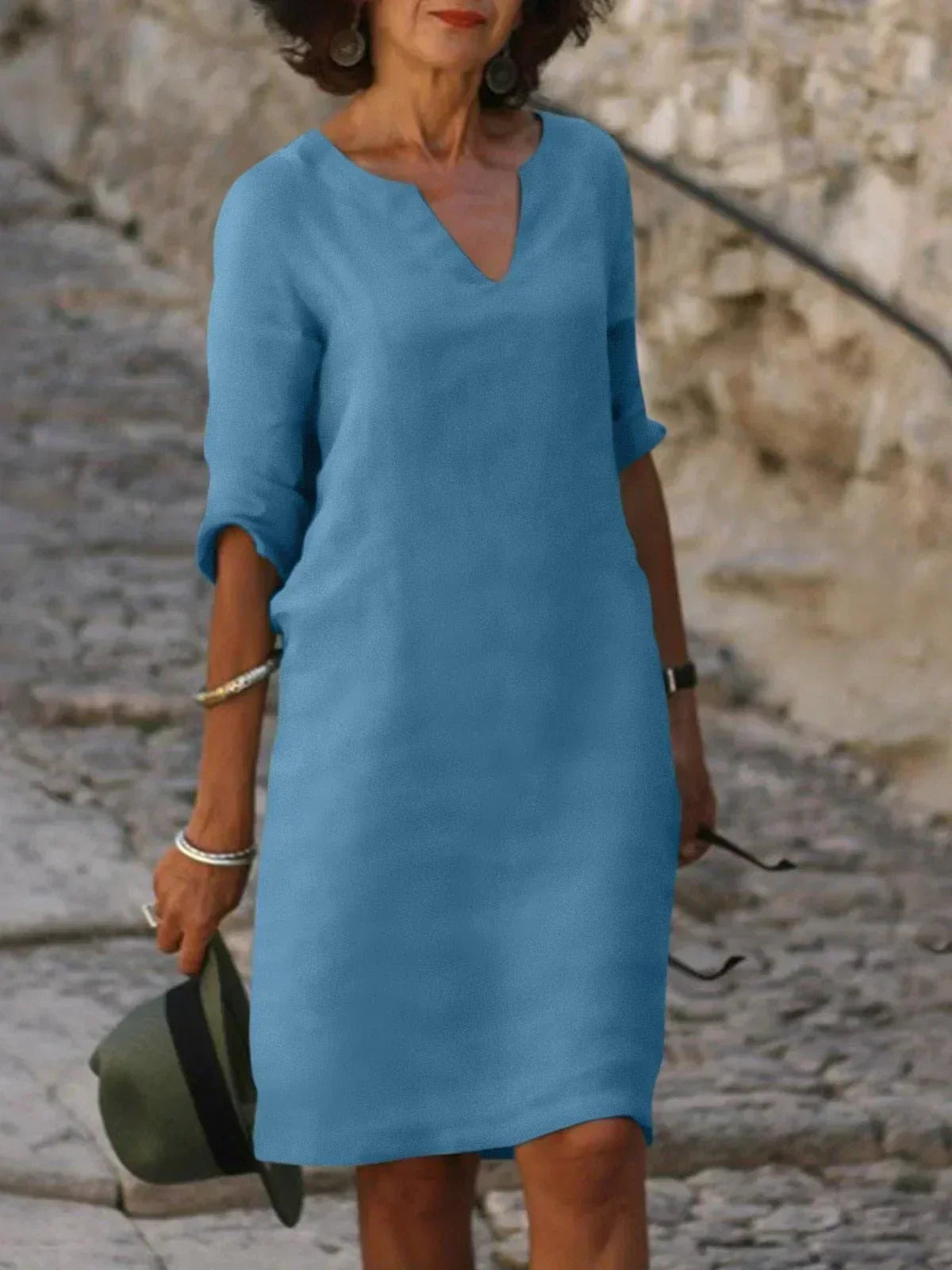 Robe Midi Femme Élégante Chic - Louise