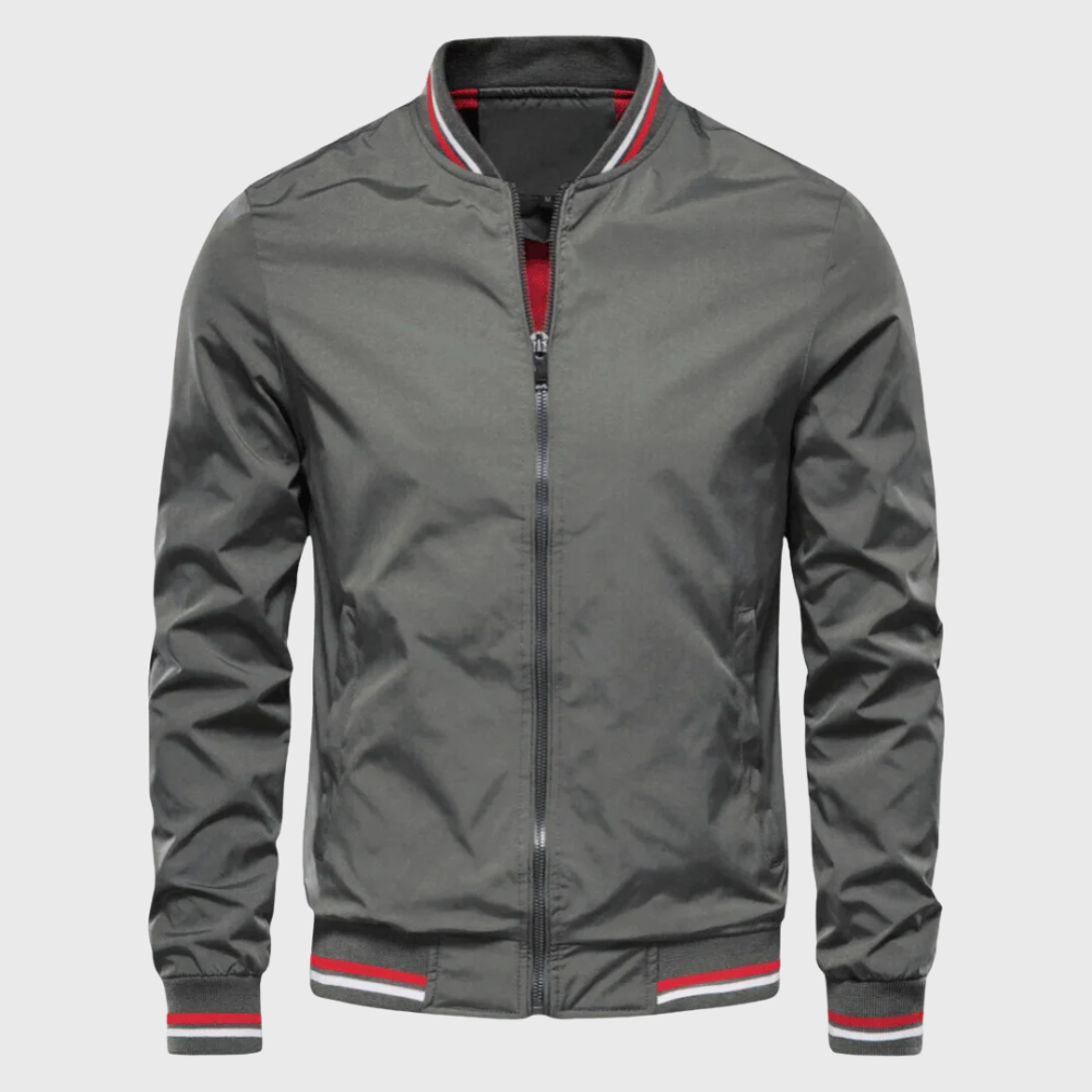 Nicolas - Veste Intemporelle Bomber Rayée