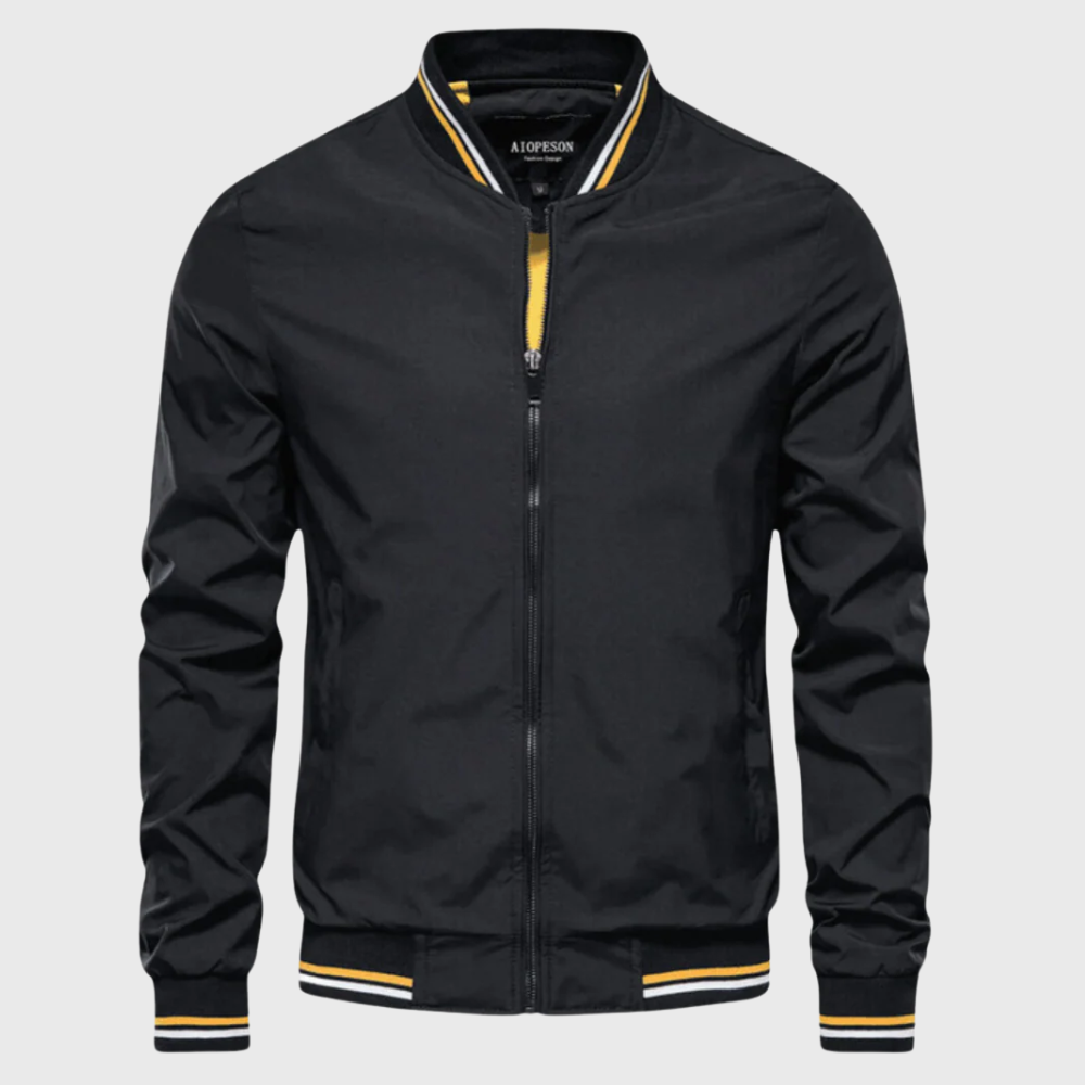 Nicolas - Veste Intemporelle Bomber Rayée