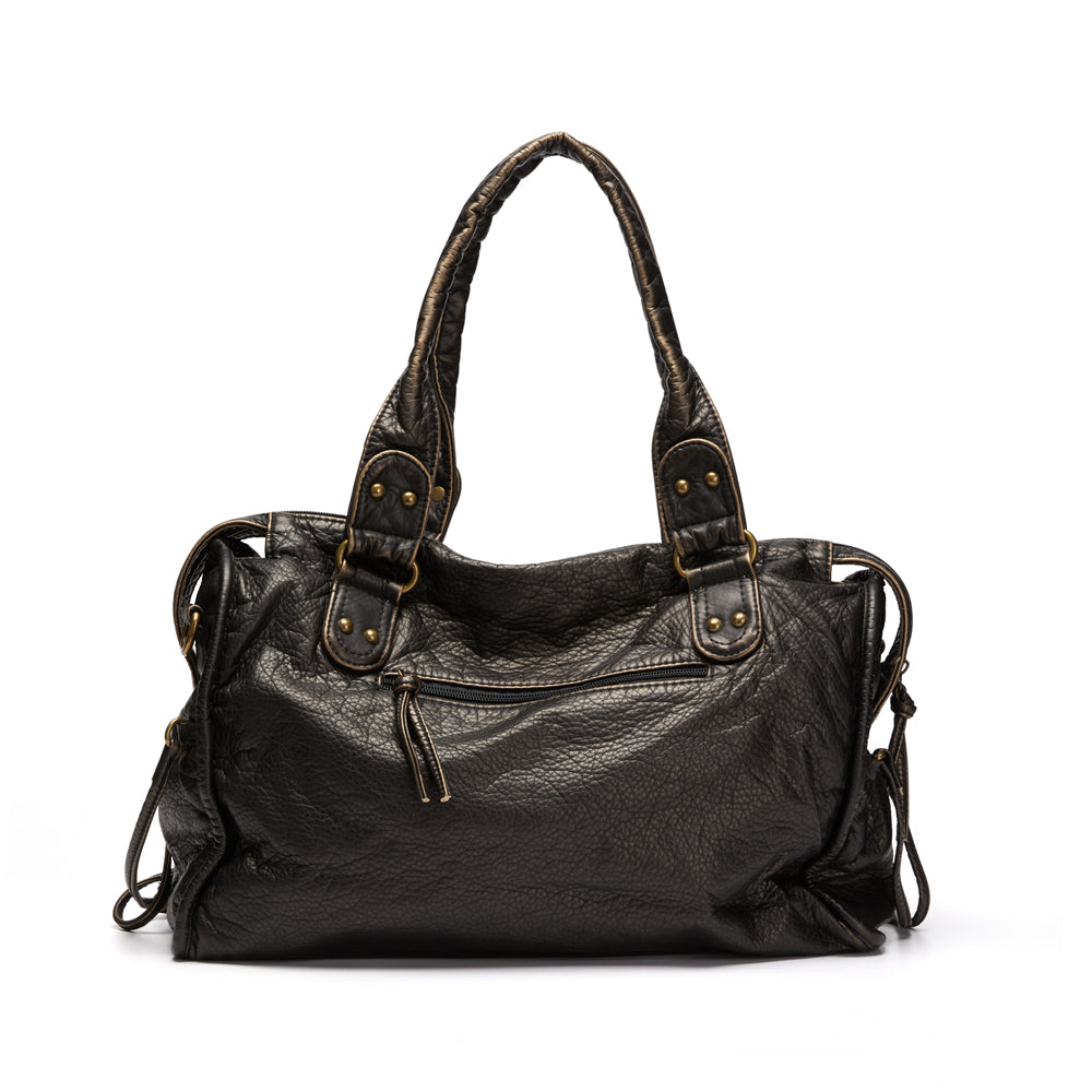 Rachel - Sac Main Noir Femme