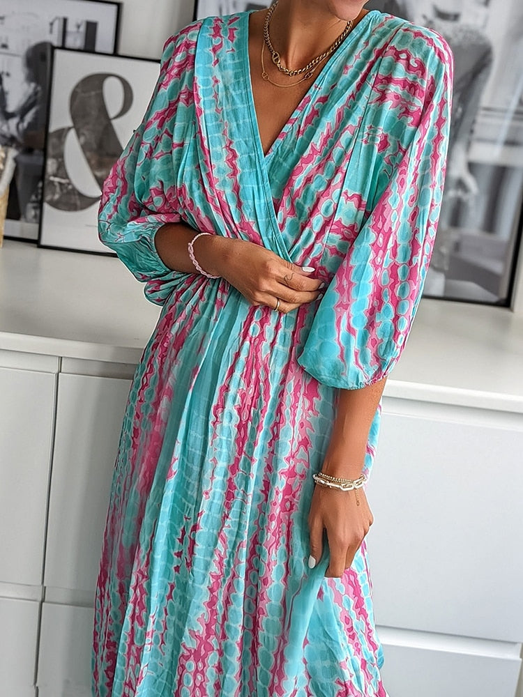 Inès - Robe Midi Élégante